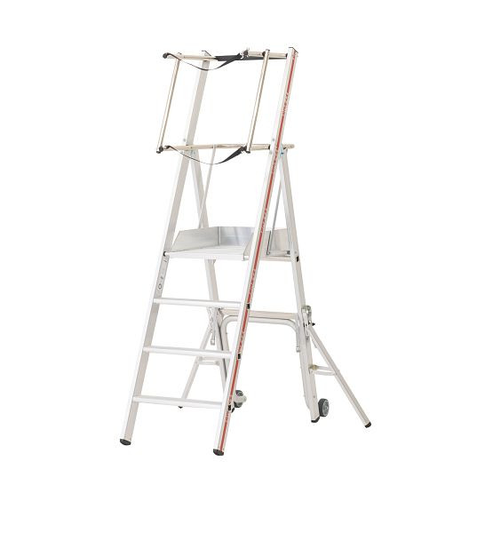 HYMER Plattformleiter ProTect C, 4 Sprossen/Stufen, 838304