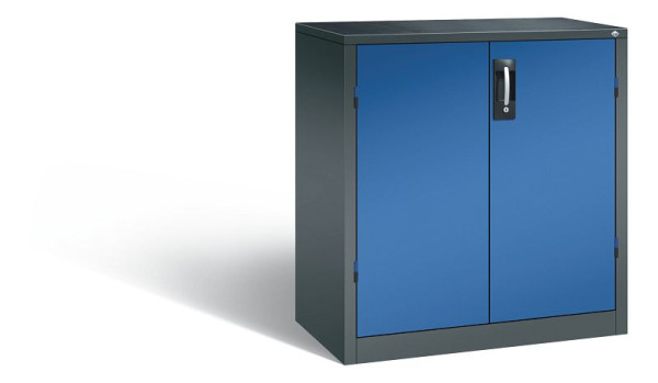 C+P Werkzeugschrank Acurado, H1000xB930xT500mm, Farbe: Anthrazitgrau / Enzianblau, Muldengriff, 8821-5035 S10100
