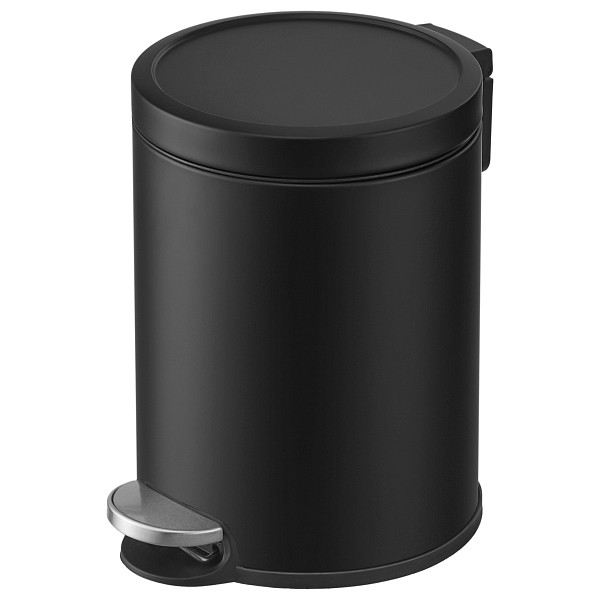SONGMICS Mülleimer, Schwarz, 20,5x26x28 cm, LTB016BZ02