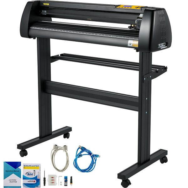 VEVOR Vinyl Schneideplotter 870mm Vinylschneider Plotter Slogan-Schneideplotter Desktop Maschine mit der Software, KZJ-870SDJC000001V2