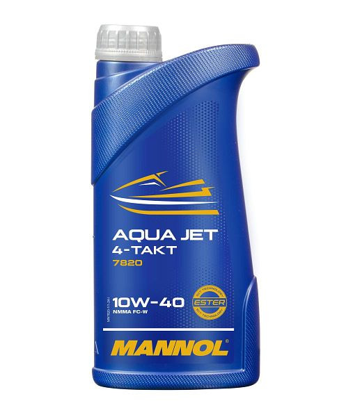 MANNOL Motoröl 7820 4-Takt Aqua Jet 10W-40, VE: 1 l, MN7820-1