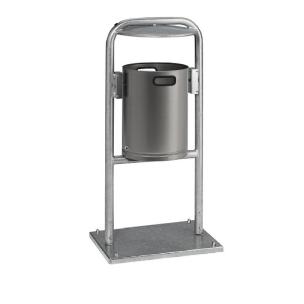 Stein HGS Abfallbehälter -Cubo Jorge- mit Rohrbogen, zum Aufdübeln, 17189