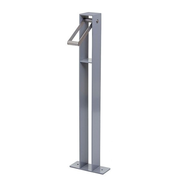 Mendler Fahrradbügel HWC-G20, Fahrradständer Anlehnbügel, verzinkter Stahl Outdoor-pulverbeschichtet 96x24x10cm, grau, 83303