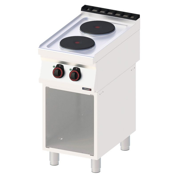 Casselin Elektroherd mit 2 Kochstellen und Unterbau 40 - Linie 700, C7FOE2F40S