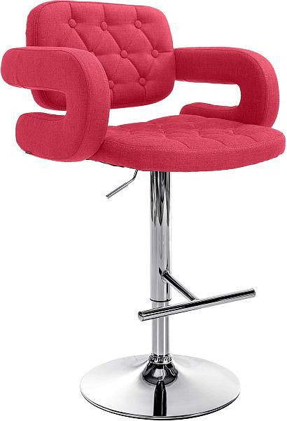 CLP Barhocker Dublin STOFF C, rot, 101817605, 4251380401451