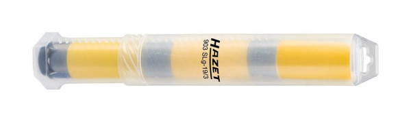 Hazet Schlag-, Maschinenschrauber Steckschlüsseleinsatz Satz, Vierkant hohl 12,5 mm, Außen-Sechskant-Tractionsprofil, 19 mm, 903SLG-19/3