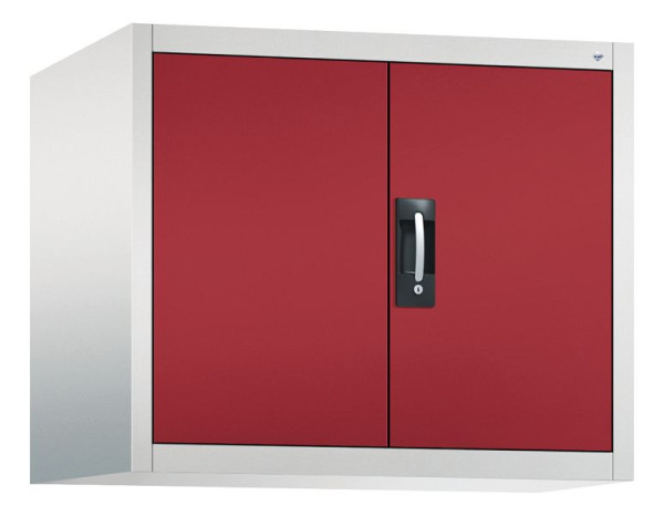 C+P Aufsatzschrank Acurado, H790xB930xT600mm, Farbe: Lichtgrau / Rubinrot, Muldengriff, 9295-009 S10003