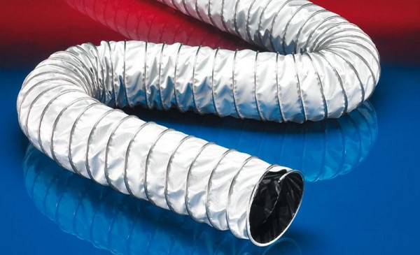 Norres Absaug- und Gebläseschlauch, CP PTFE/GLASS-INOX 471 EC, Durchmesser: 200 mm, 471-0200-1003-0000000600