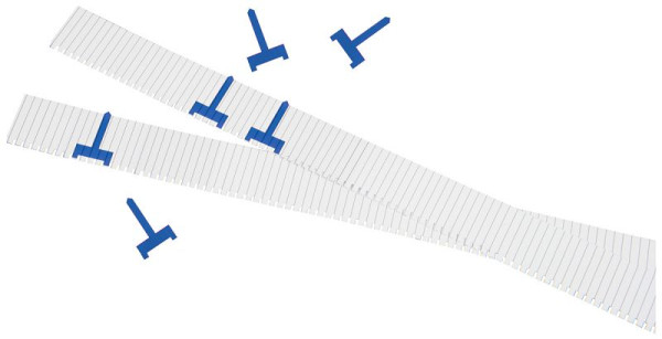 Eichner Planungssignale für Einstecktafel, schmal, blau, VE: 50 Stück, 9085-00066