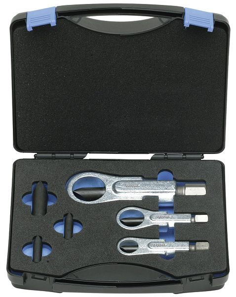 GEDORE Mutternsprenger-Satz mit Ersatzmeißel, 27,5 x 22,9 x 8,3 cm, 2017008