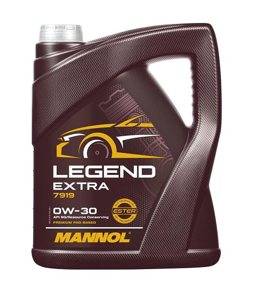 MANNOL Universal-Premium-Motorenöl 7919 Legend Extra 0W-30, VE: 5 l, MN7919-5