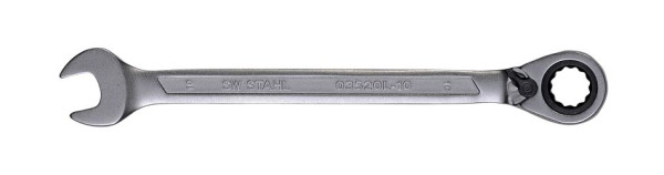 SW-Stahl Gabelringratschenschlüssel, 10 mm, umschaltbar, 03520L-10