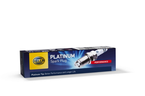 HELLA Zündkerze, Platinum PMZ7RC4-8, Schlüsselweite: 16, Gewindelänge: 19mm, Elektrodenabstand: 0.8mm, 8EH 188 705-451