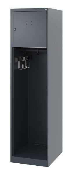 C+P Feuerwehrspind Evolo, Modell YOUNGSTER, 1 Abteil, H1530xB400xT500 mm, Anthrazit, 0490015-12 S10001