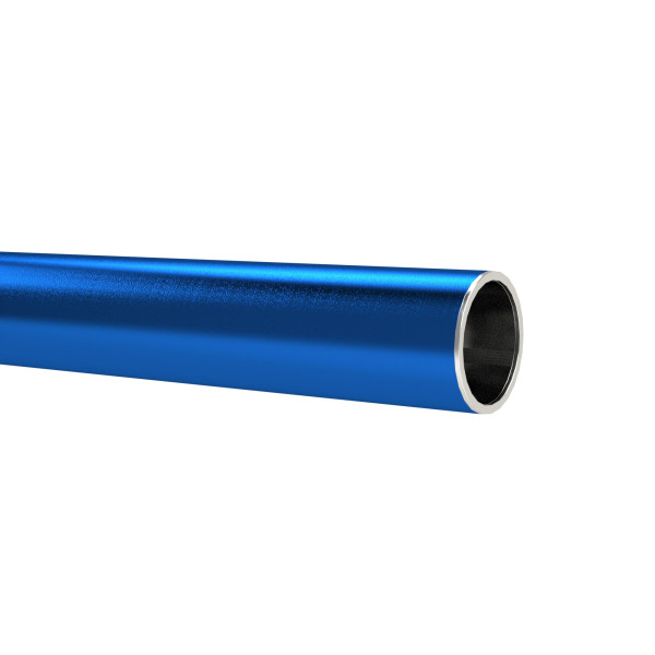 Riegler Aluminiumrohr, blau, Rohrdurchmesser 35x31, 3 m, 147157