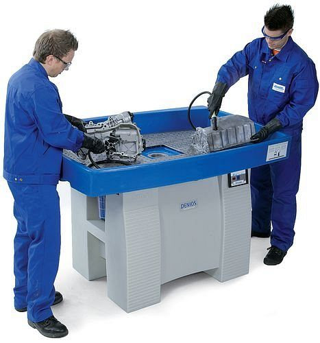 DENIOS Safety Cleaner L800, Teilewaschgerät für Kaltreiniger, mit extra großem Becken, 187-870