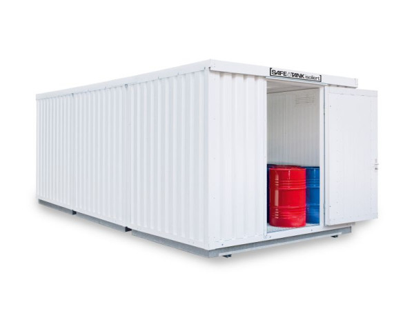 SÄBU SAFE Tank Kombination STKI 3000, isoliert, vormontiert, Kunststoffbeschichtet RAL 9002, 3.050 x 6.520 x 2.520 mm, F8850840101