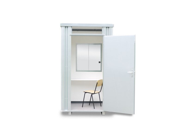 FLADAFI Mehrzweckbox MZB, verzinkt, montiert, mit Einrichtung, 1.400 x 1.250 x 2.425 mm, F2706