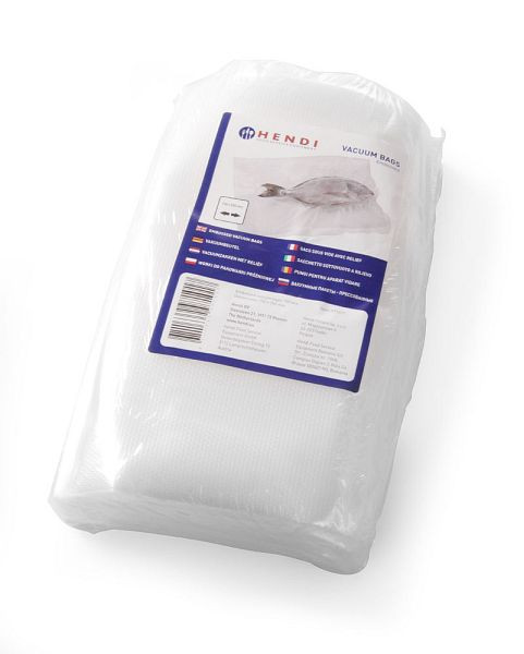 Hendi Vakuum Kochbeutel, geprägt, 300x400 mm, VE: 100 Stück, 971031