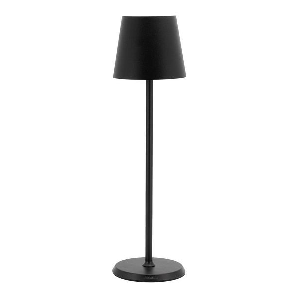 Securit Schwarze Dimmbare LED-Tischleuchte Feline inkl. magnetischem Ladekabel, GR655