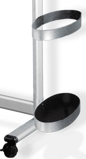 Kerkmann Schirmhalter Multiline, B 300 x T 160 x H 40 mm, Aluminium, 39676985