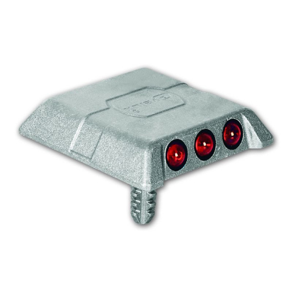 Stein HGS Markierungsnagel aus Aluminium, 100 x 100 x 21 mm, viereckig, 24684