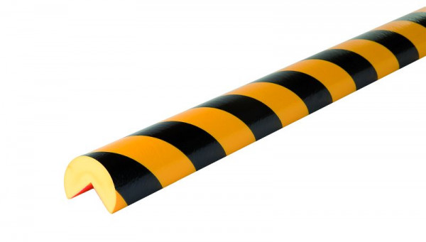 SafetyMarking Warn- und Schutzprofile - Kantenschutz, Prallschutz: Kreisform 60/50, Typ A+, LxBxH 100x6x cm, gelb/schwarz, selbstklebend, DC11013