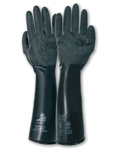 KCL Chemikalienschutzhandschuhe Butoject, aus Butyl, Kategorie III, Größe 9, VE: 1 Paar, 158246