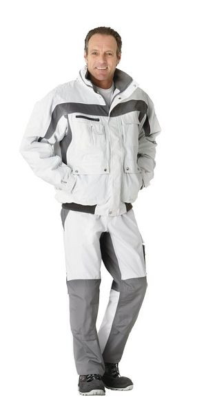 Planam Plaline Winterblouson, reinweiß/zink, Größe L, 2593052