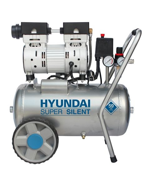 HYUNDAI Silent Kompressor SAC55752, Druckbehältervolumen: 24 l, max. Ansaugleistung: 125 l/min, SAC55752