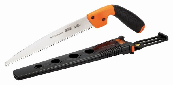 Bahco Astsäge, mit Holster, für frisches Holz, 280 mm, 5 Zähne pro Zoll, 5128-JS-H