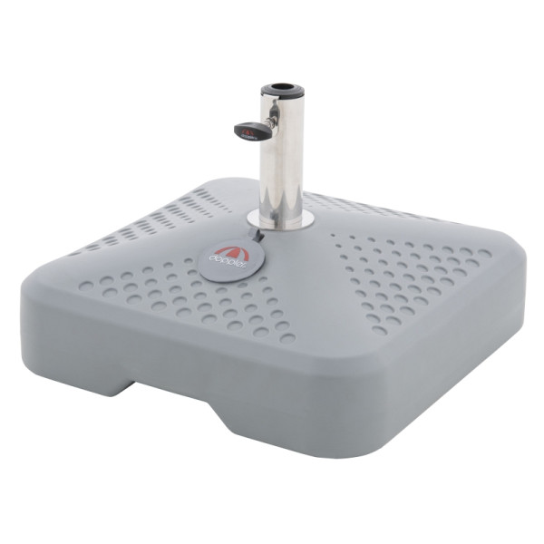 doppler Active FILL-IT 3-in-1 25L Multifunktionaler Sonnenschirmständer, hellgrau, 85499AG25