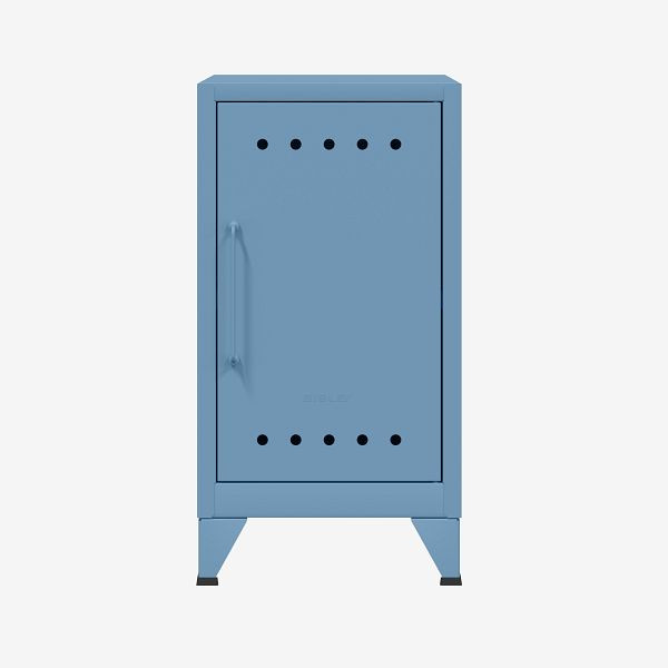 Bisley Fern Mini Ablageschrank, rechtsseitig öffnend, mit festem Fachboden, blau (605), FERMINRH605
