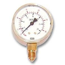 ELMAG Arbeitsdruckmanometer (Argon-CO2) für Druckregler zu Stahlflasche Ø 63mm, 59697