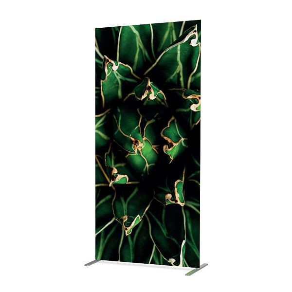 Showdown Displays Textil Raumteiler Deko 100-200 Kaktus Grün I820, ZBSLIM100-200-DSI820