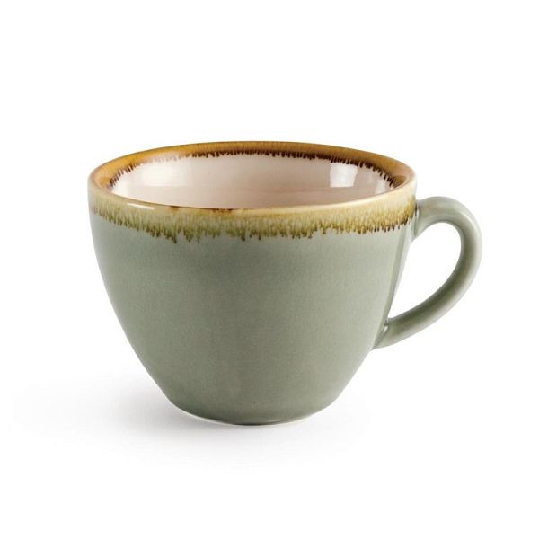 Olympia Kiln Cappuccinotassen Moos 23cl, VE: 6 Stück, GP478