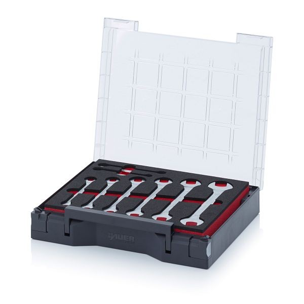 Auer Sortimentsbox bestückt 35 x 29,5 cm mit Werkzeugeinsatz, mit Doppelmaulschlüssel, SB 353 B13