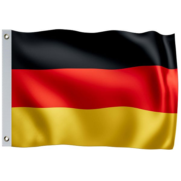 monzana Flagge Deutschland 150x90cm, 109796, 4251776934808