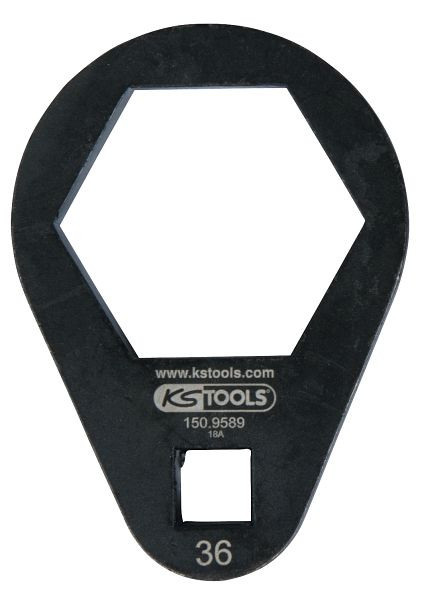KS Tools 3/8" Einsteck-Ringschlüssel, extra flach, 36 mm, 150.9589