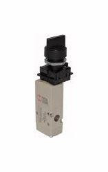 Metal Work 3/2-Wegeventil, manuell betätigt, mit kurzem Drehhebel, NC, 106419