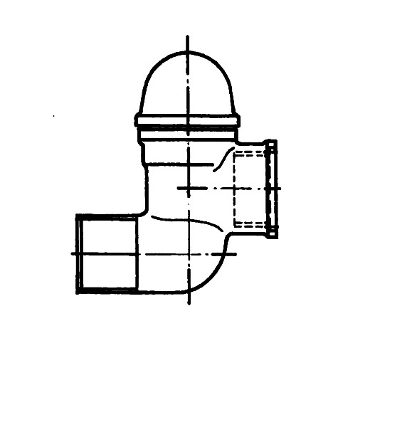 Benkiser Vorabsperrung 3/4 Zoll (DN20), Aufputz-Montage für Unterputz-Zuleitung, Messing verchromt, 8363110