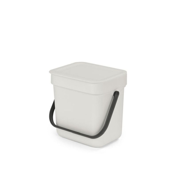 STEIN HGS Abfallsammler Sort & Go, leichtgrau, Gesamthöhe 181 mm, 3 Liter, 83478.0004