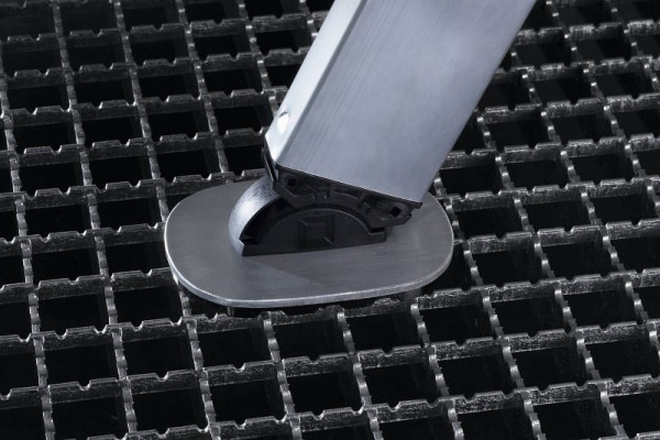 Munk Günzburger Steigtechnik nivello-Fußplatte für Gitterroste 126x89 mm, VE: 2 Stück, 019213