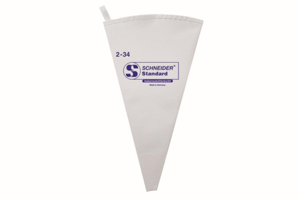 Schneider Spritzbeutel, 2-34cm, "Standard" in blau, verschweißt, 350172