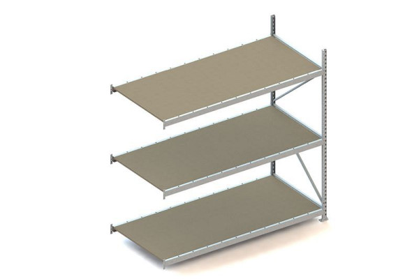 Meta MINI-RACK AR 2200x2200x1050 mm, verzinkt, mit Spanplatten, Bodenanzahl: 3, 20051257