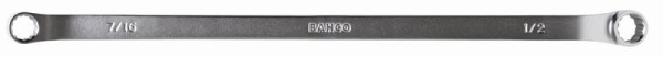 Bahco Doppelringschlüssel, lang, dünnwandige, beidseitig abgeschrägte Ringe, SW 1/2 x 9/16", 44Z-1/2-9/16
