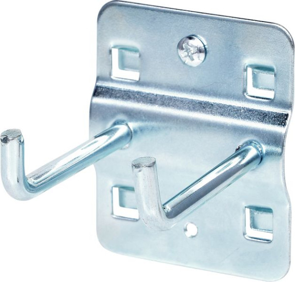 KS Tools Doppelter Werkzeughalter mit senkrechtem Hakenende, Durchmesser 6 mm, 50mm, 860.0817