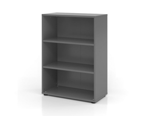Hammerbacher Regal 938RE, 3 OH, Korpus: Graphit, 80 x 40 x 110 cm (BxTxH), V938RE/G