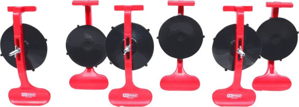 KS Tools Zierleisten-Montagesauger-Satz, 6-teilig, Durchmesser 85mm, 140.1020