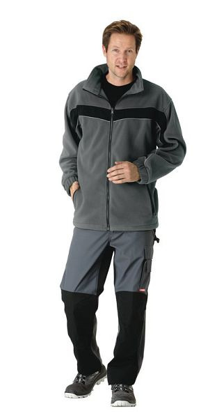 Planam Plaline Fleecejacke, schiefer/schwarz, Größe 4XL, 2566068